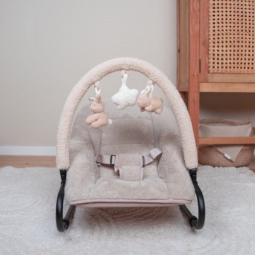 Babywippe Beige Bunny - little Dutch