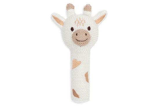 Rassel gehäkelt Giraffe - jollein