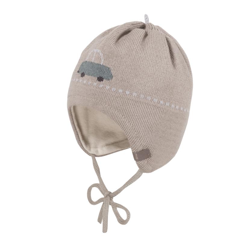 Baby Boy Mütze Auto buchemeliert