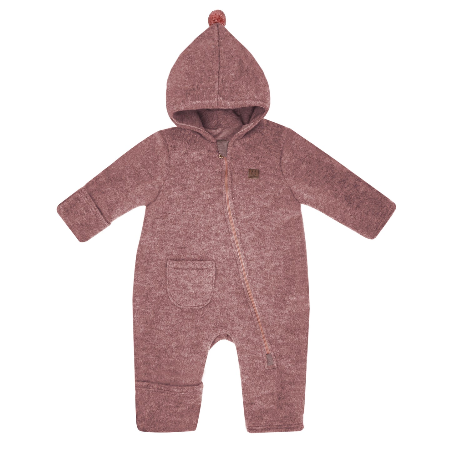 Wollfleece Overall heiderosa