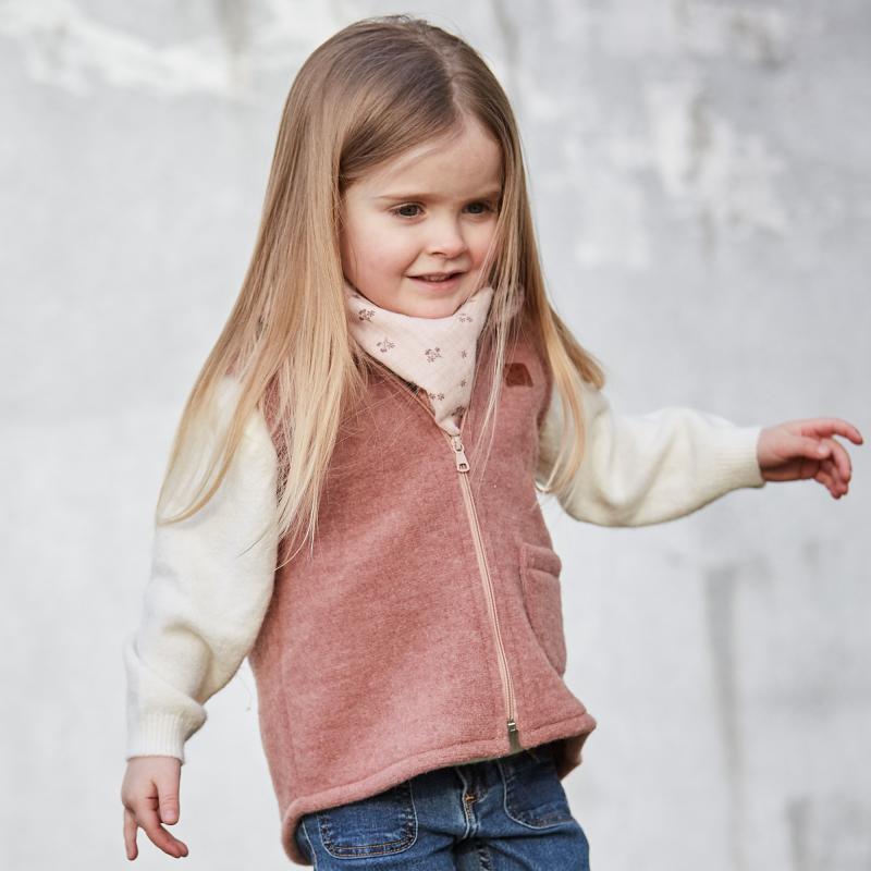 Woll Mini-Weste heiderosa - von maximo