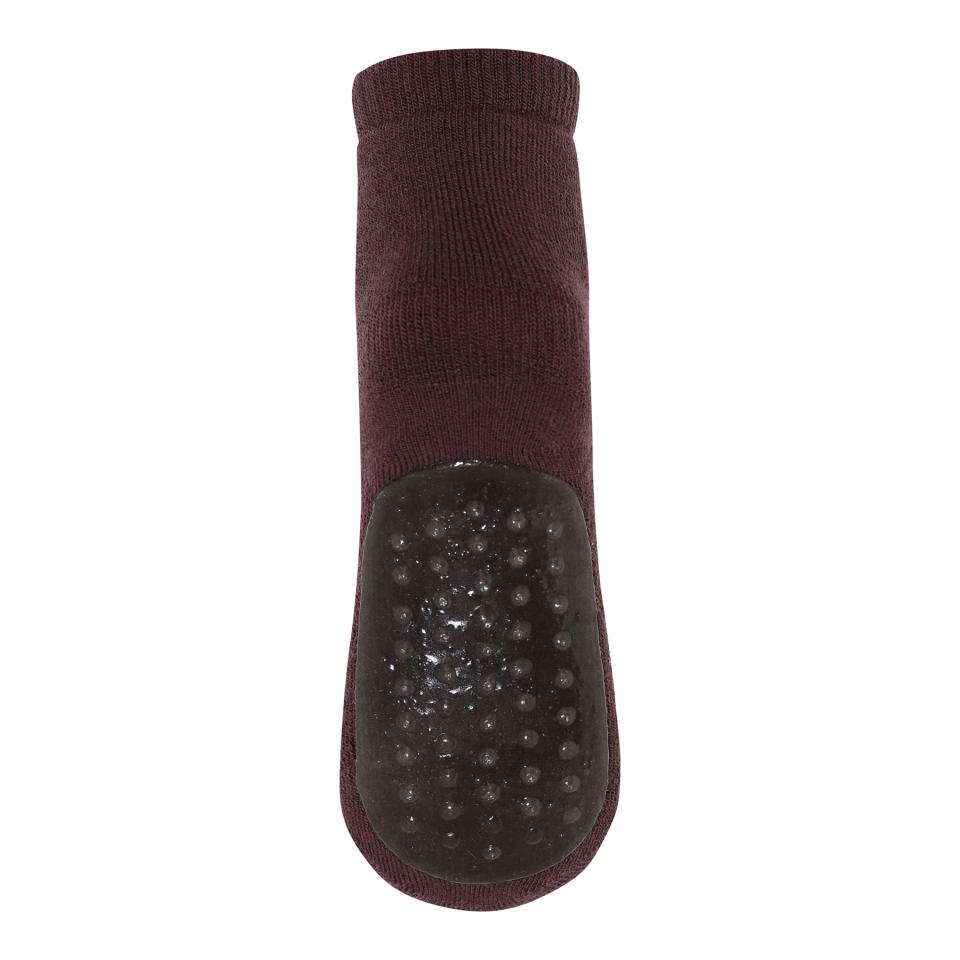 Woll Rutschesocken Grape Skin - von MP Denmark