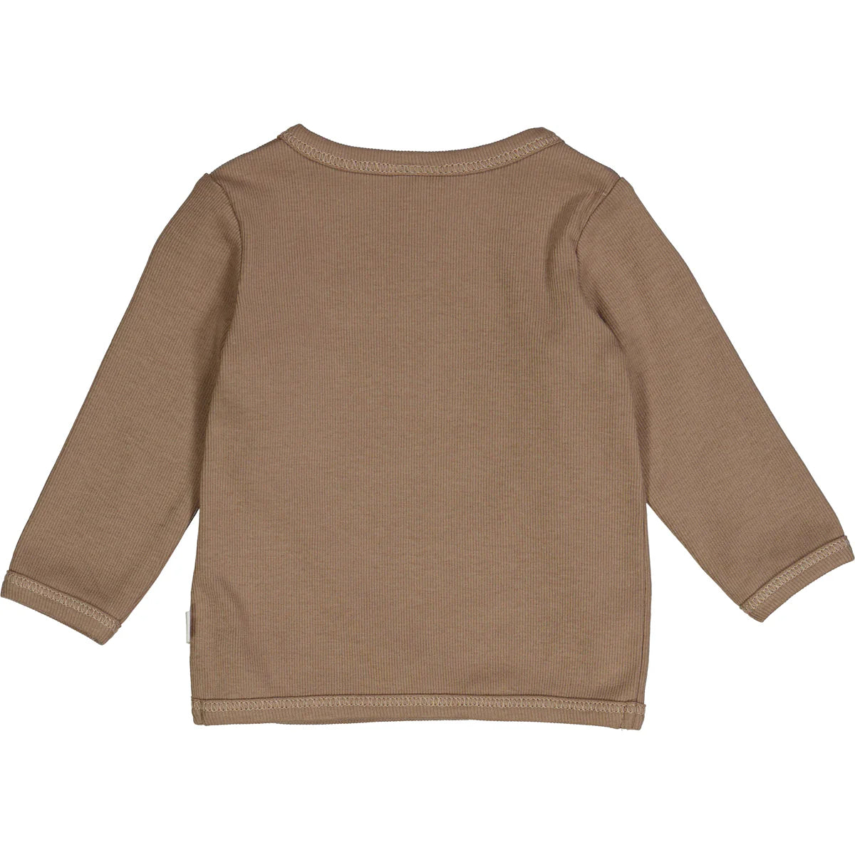 Cozy Me Rib Wickeltshirt walnut - von müsli