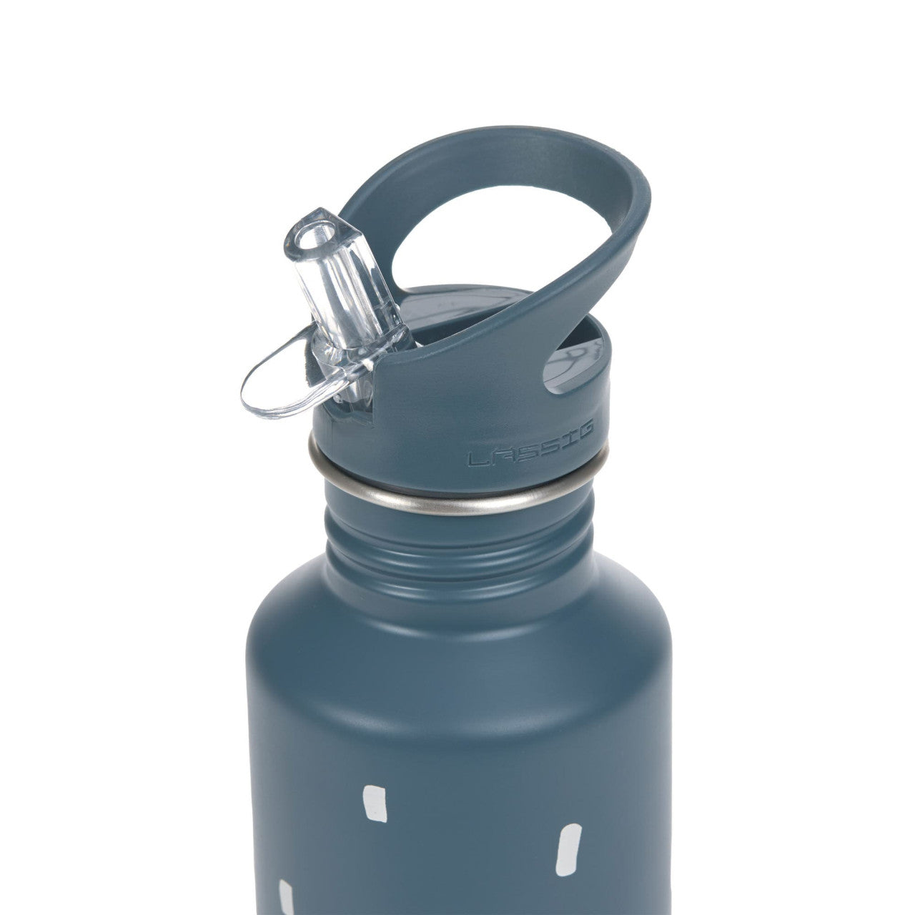 Edelstahltrinkflasche Happy Prints Blue - von Lässig