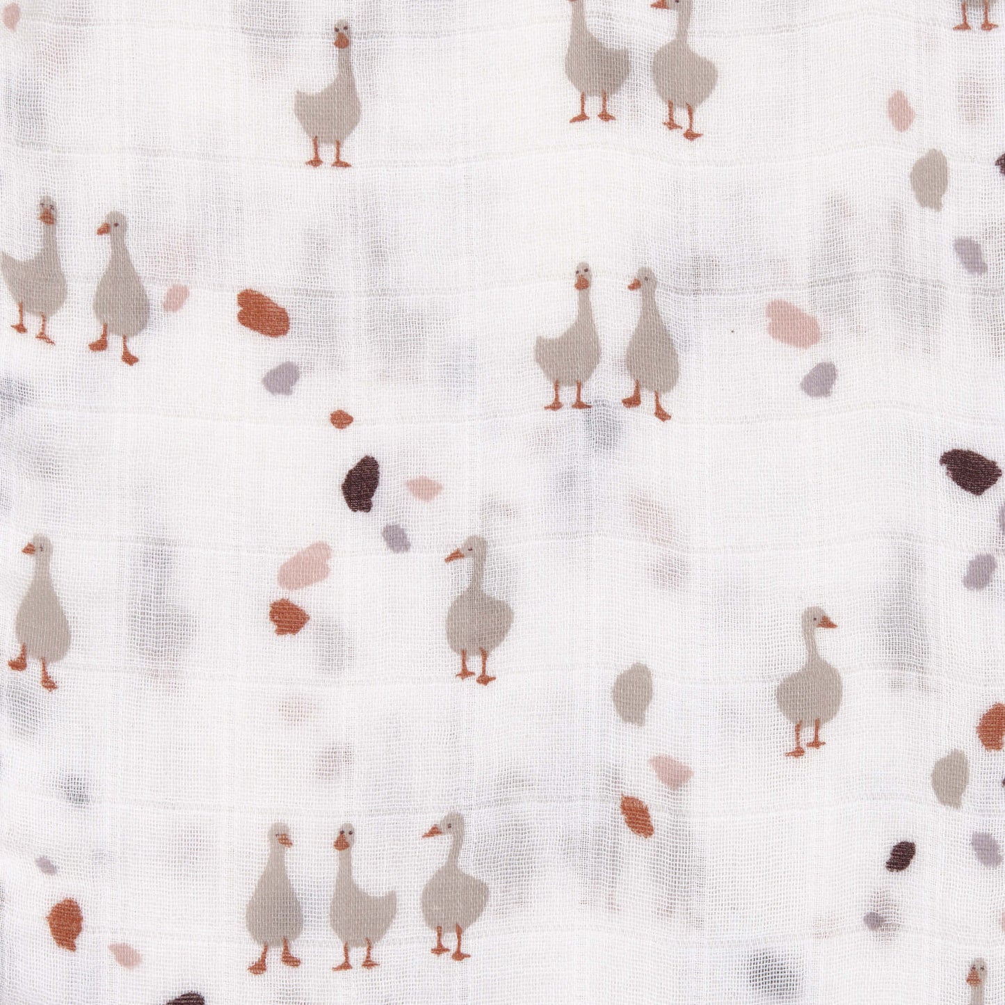 Muslin Swaddle & Burp Tiny Farmer flowers - lässig