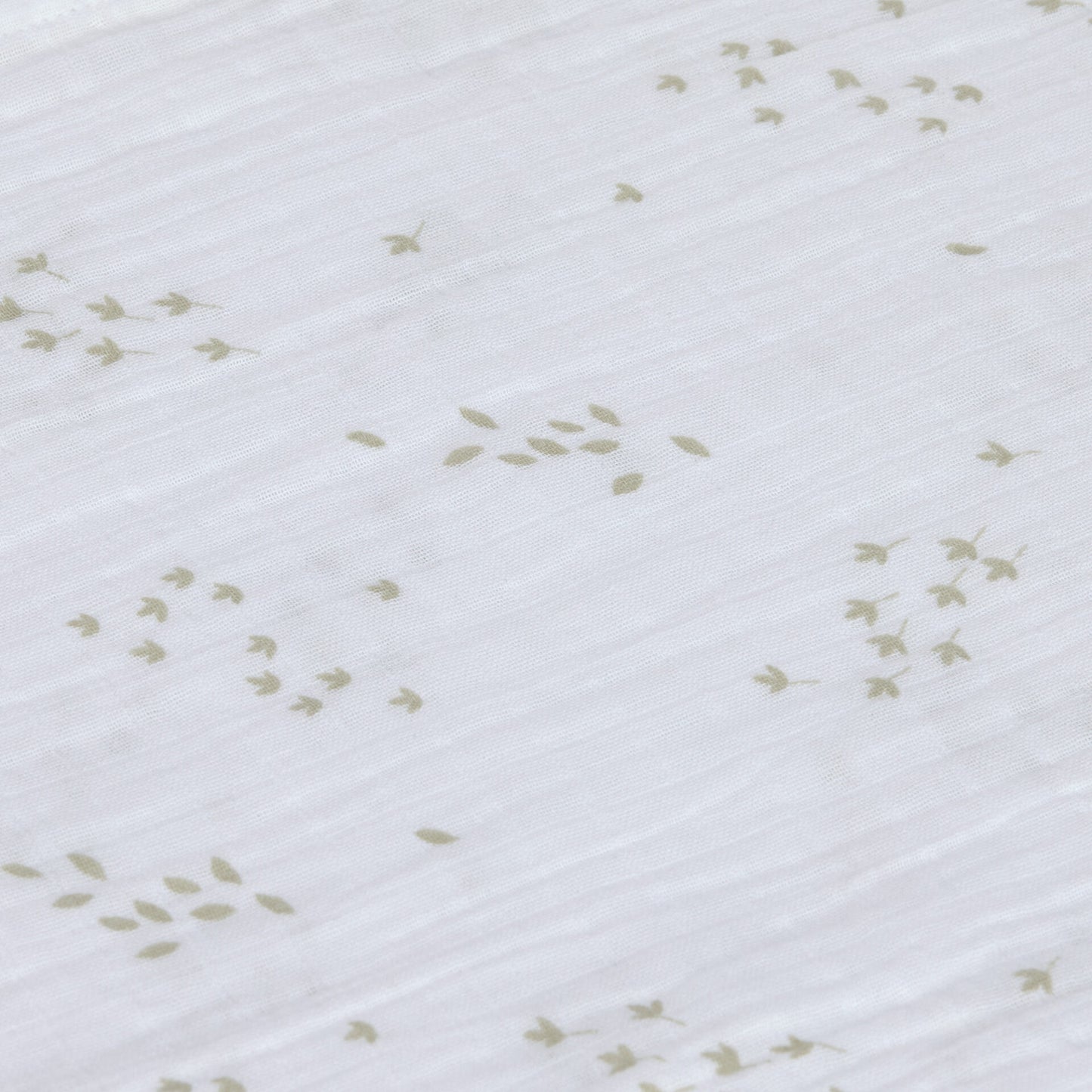 Muslin Swaddle & Burp Blätter Olive - lässig