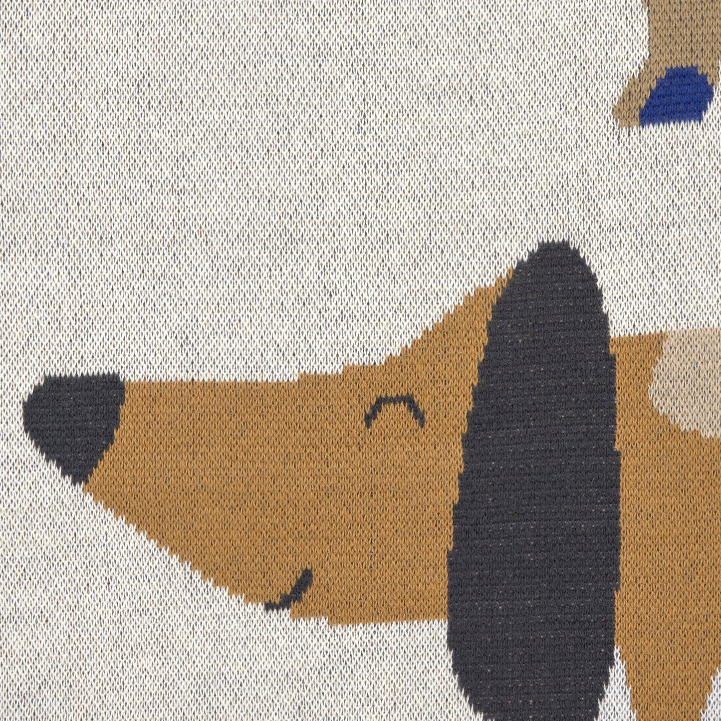 Babydecke Tiere Royal Blue