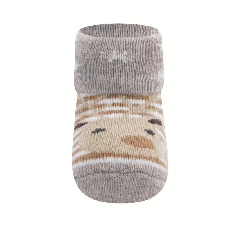 2er Set Babysocken HoHoHo sand