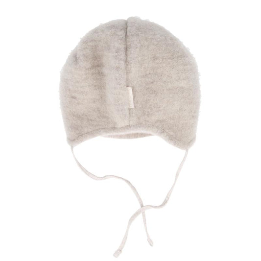 BABY Mütze Woll-Fleece düne