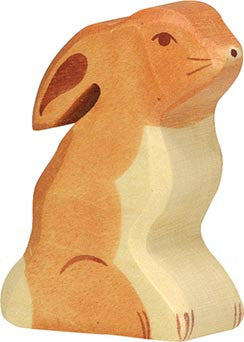 Hase sitzend - von Holztiger