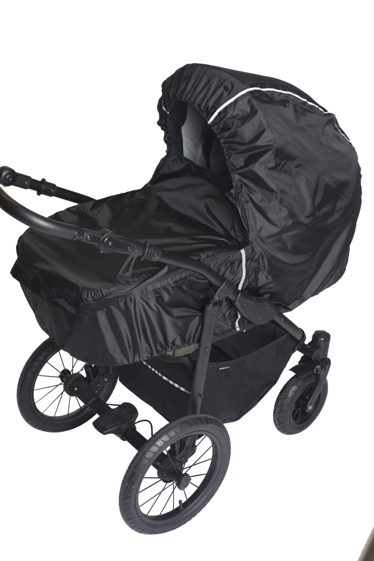 Regenschutz schwarz Large - Basson
