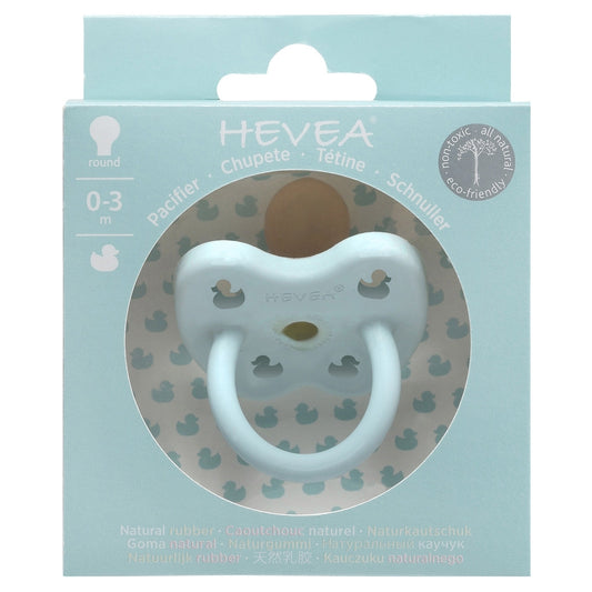 Schnuller Baby Blue rund 0-3 Mon. - von hevea