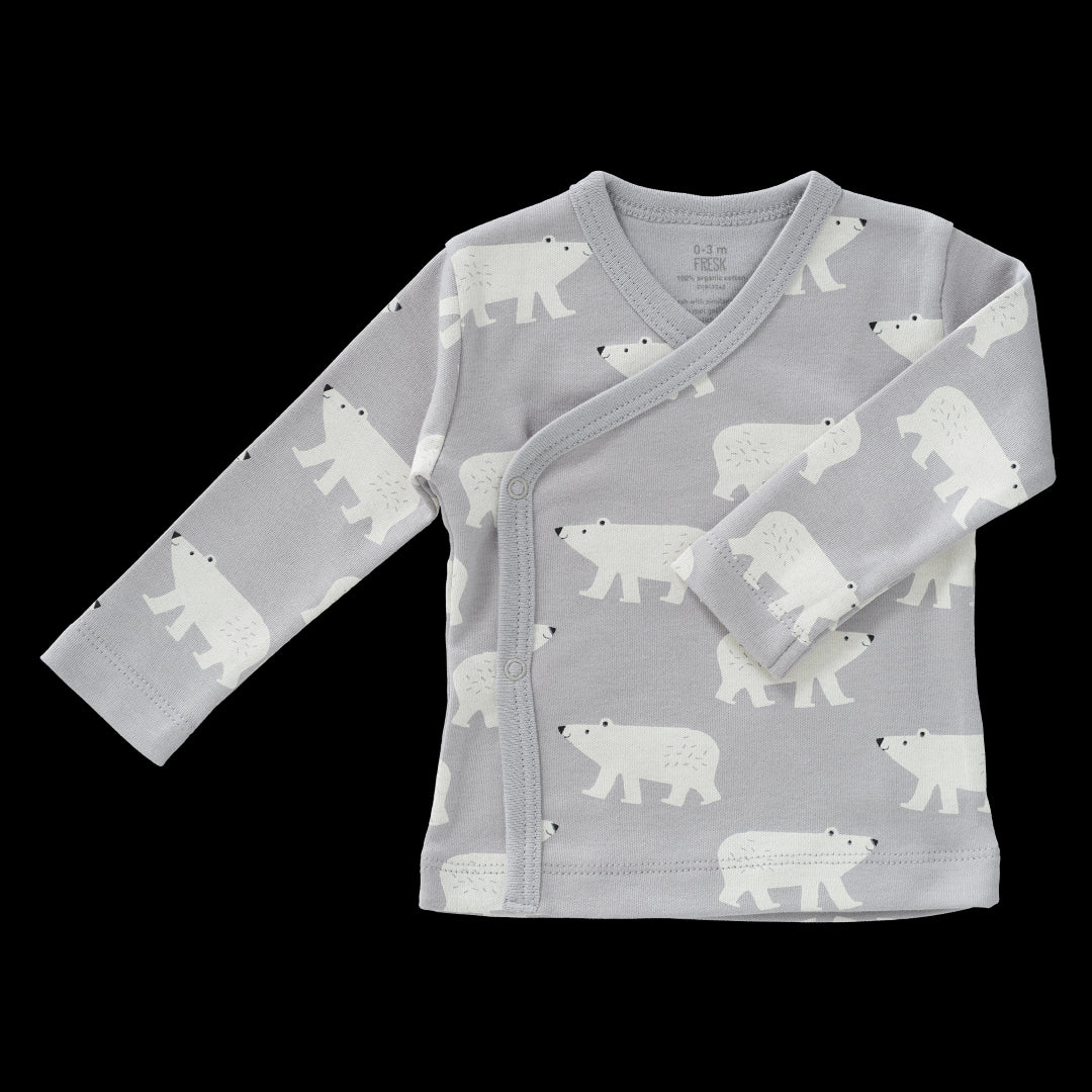 Wickelshirt Langarm - Eisbär - von Fresk