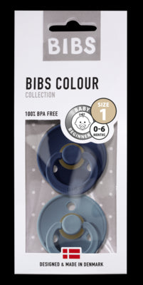 2er Set Colour Schnuller Deep Space&Petrol Gr. 1 - von BIBS
