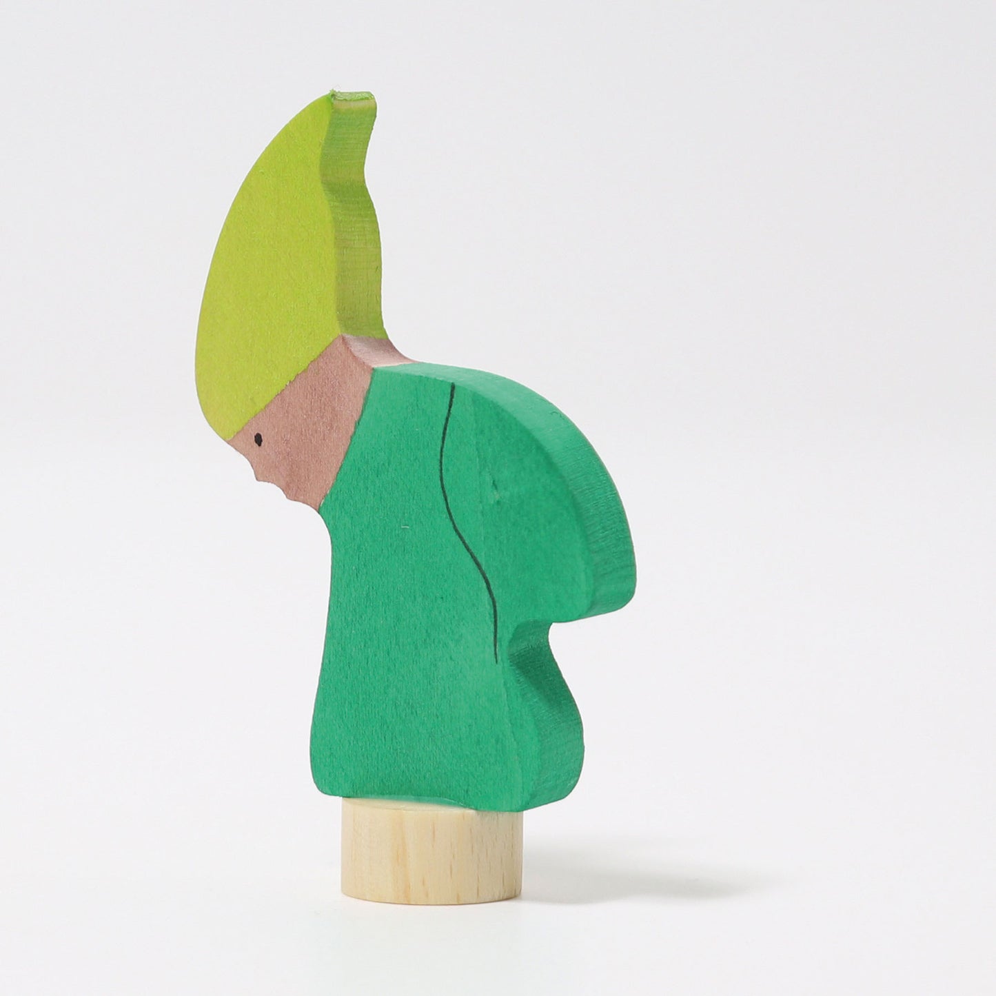 Steckfigur Frühlingszwerg grün - von Grimm's