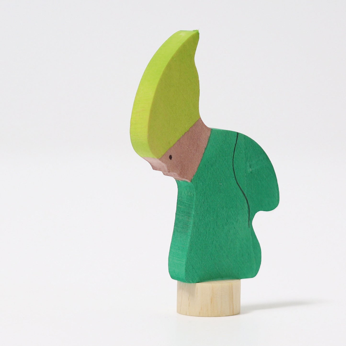 Steckfigur Frühlingszwerg grün - von Grimm's