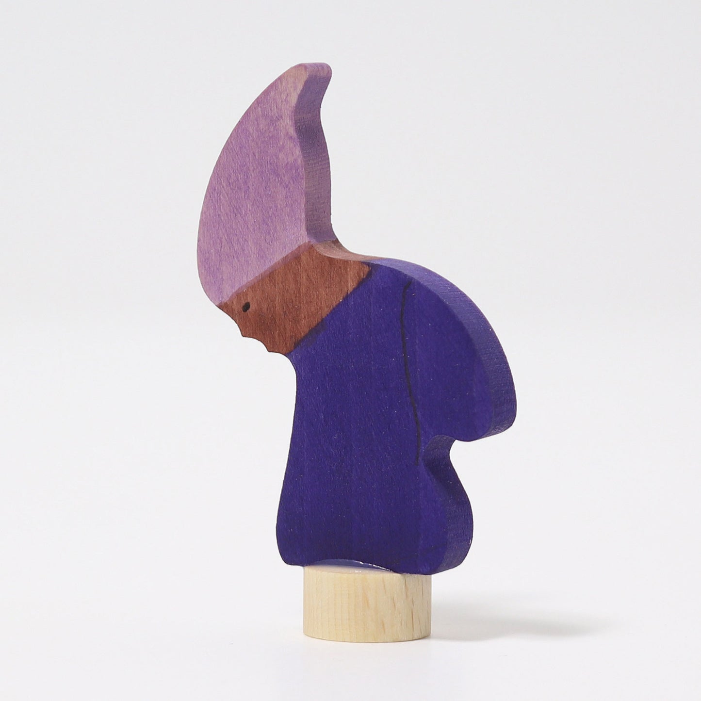 Steckfigur Winterzwerg lila - von Grimm's