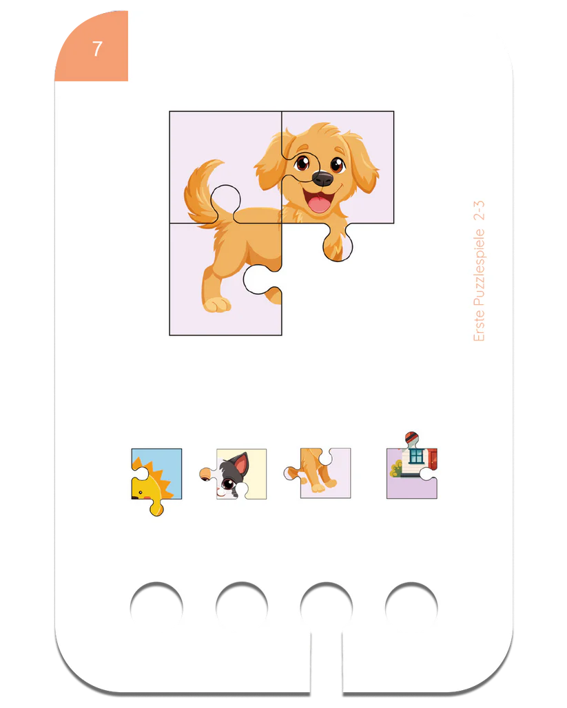 Erste Puzzlespiele 2-3J.