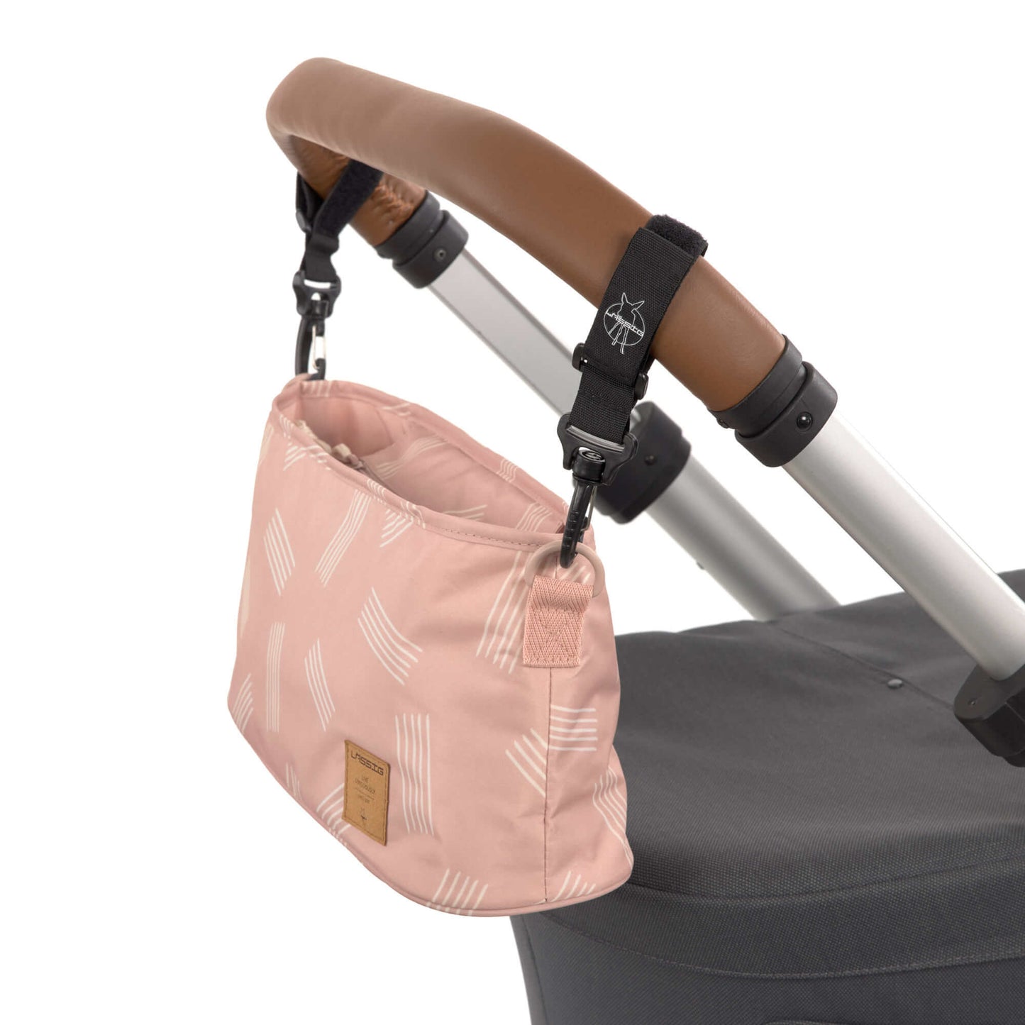 Buggy Organizer Soft Stripes Rose - von Lässig