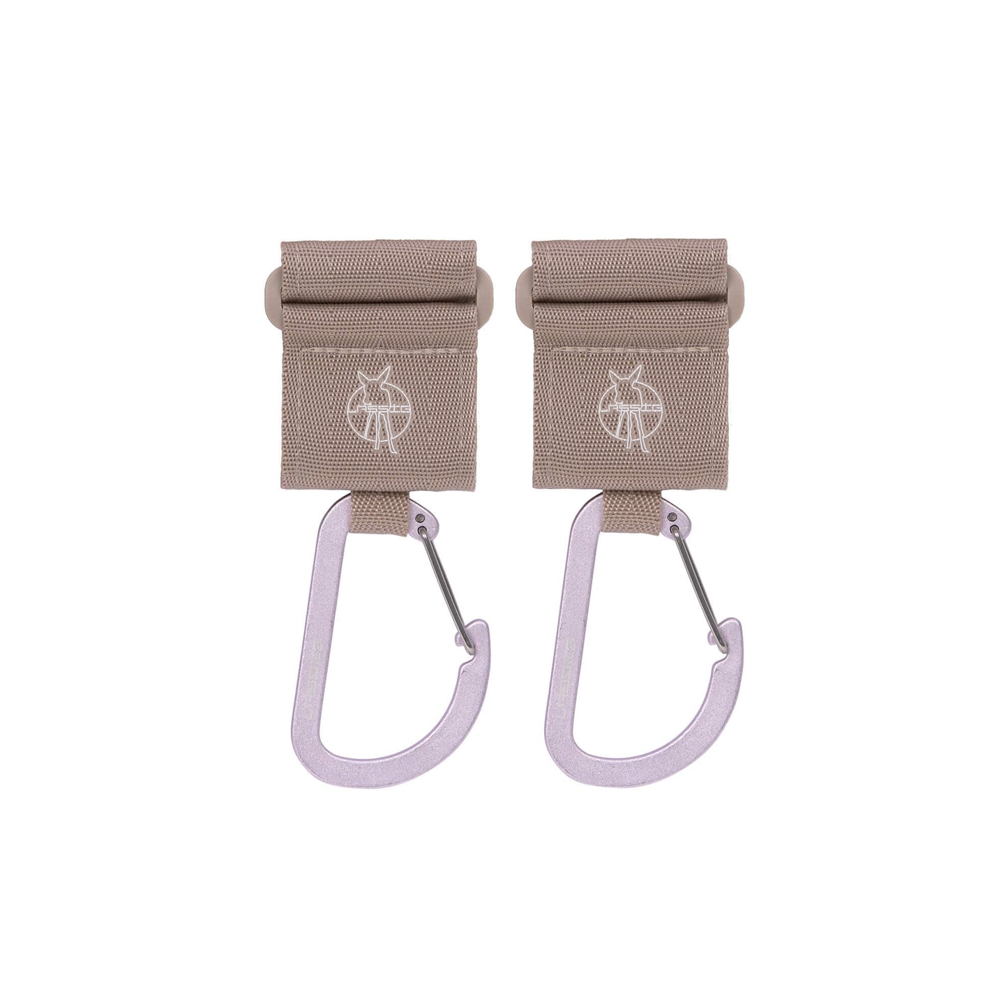 Kinderwagenhaken Karabiner Beige - von Lässig