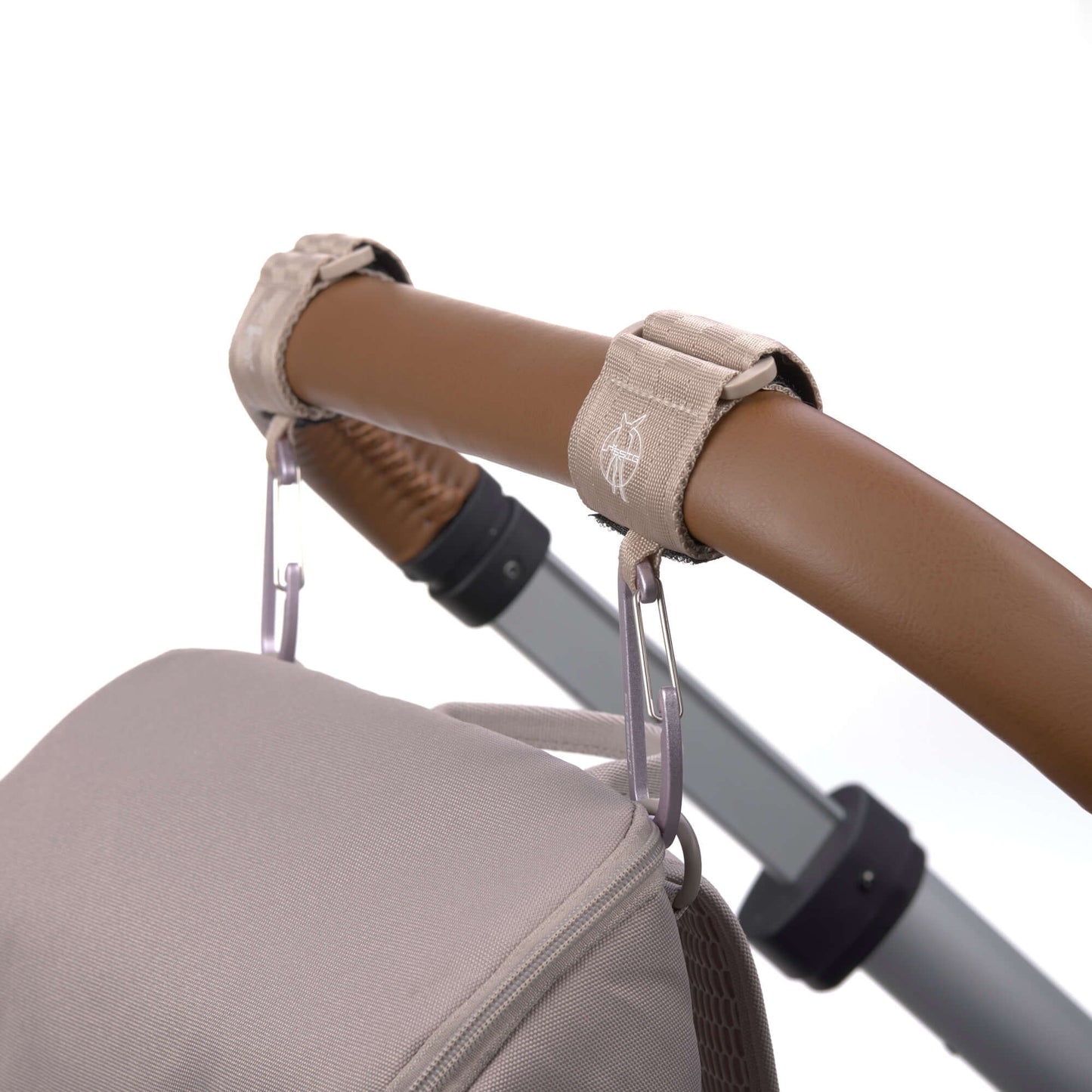 Kinderwagenhaken Karabiner Beige - von Lässig