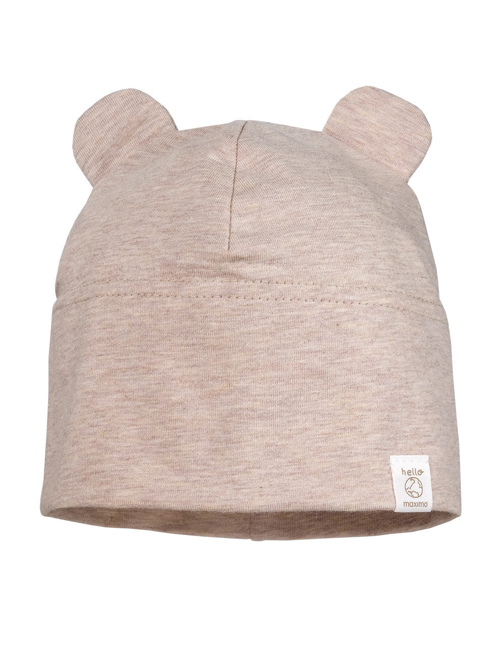 Baby Beanie Natur mit Öhrchen - von maximo