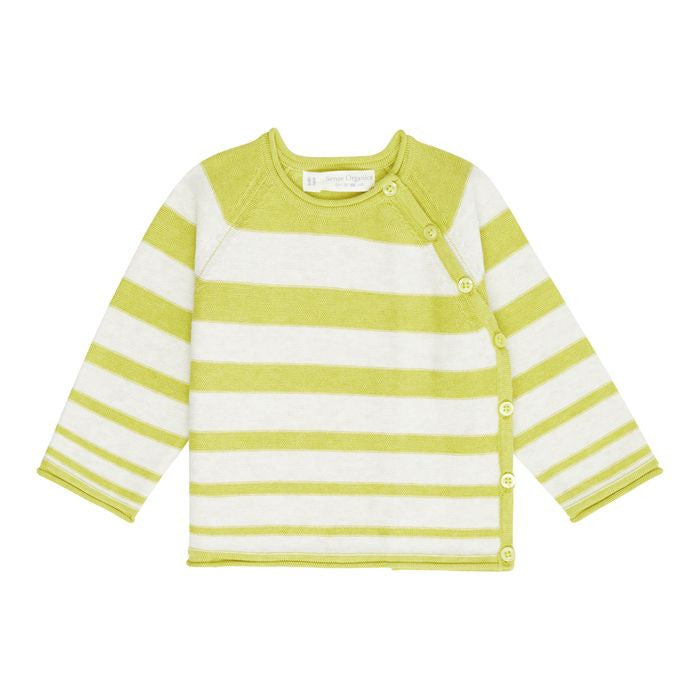 Wickeljäckchen Picasso Lime Stripes - von sense organic