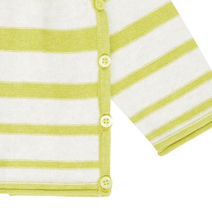 Wickeljäckchen Picasso Lime Stripes - von sense organic