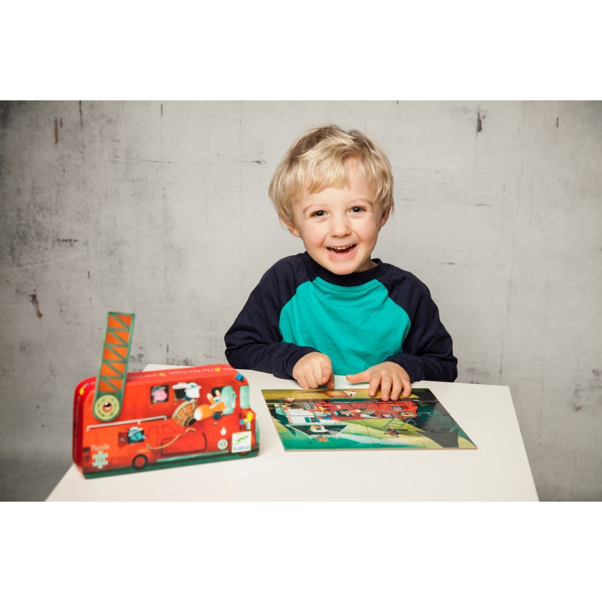 Puzzle Feuerwehrauto - von Djeco