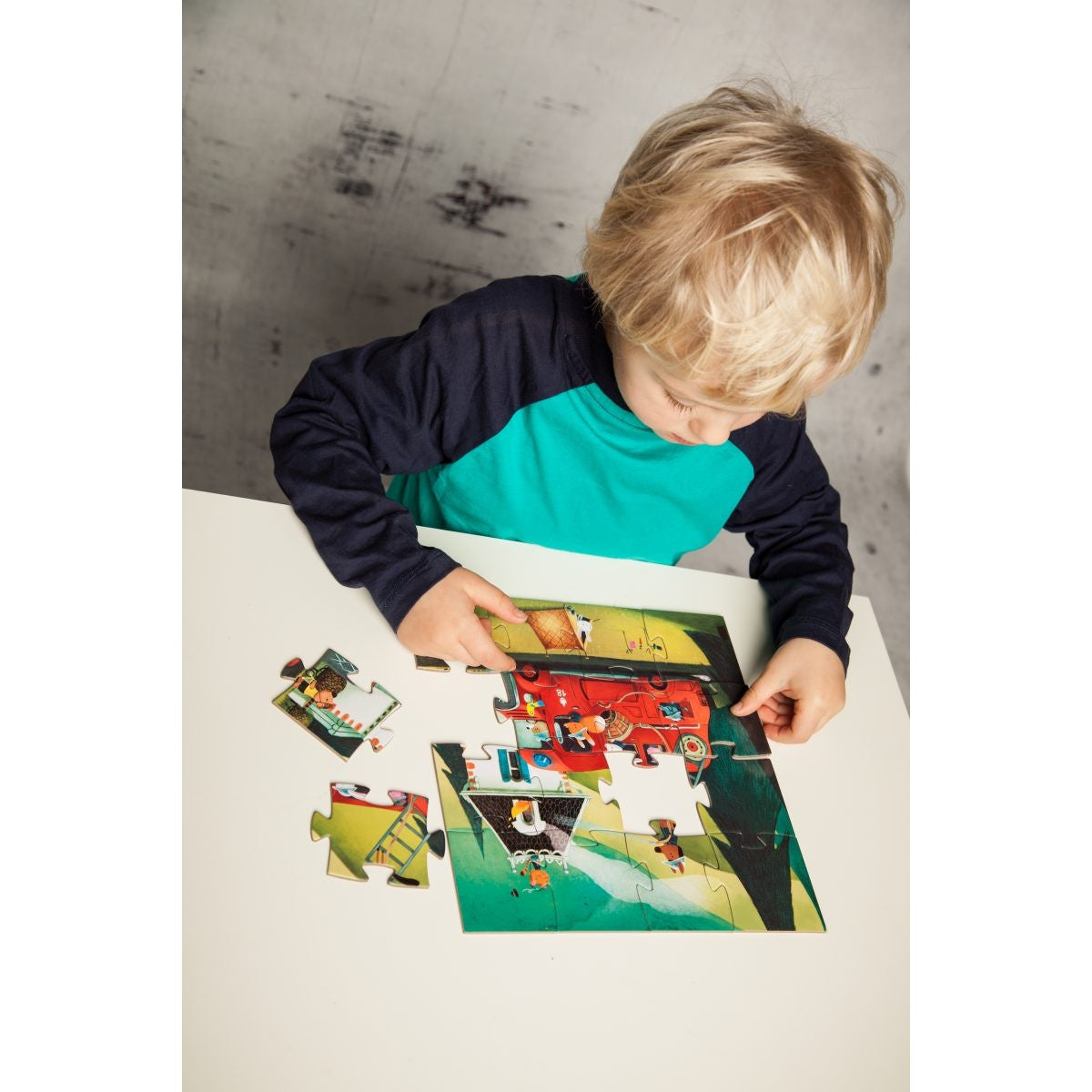 Puzzle Feuerwehrauto - von Djeco