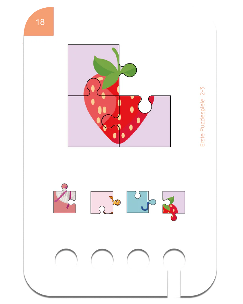 Erste Puzzlespiele 2-3J.