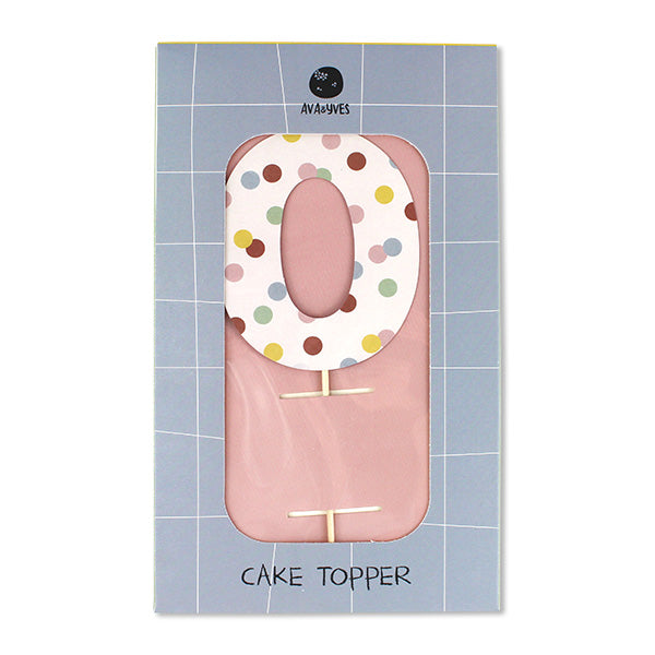 Geburtstagszahlen Cake Topper - von ava&yves