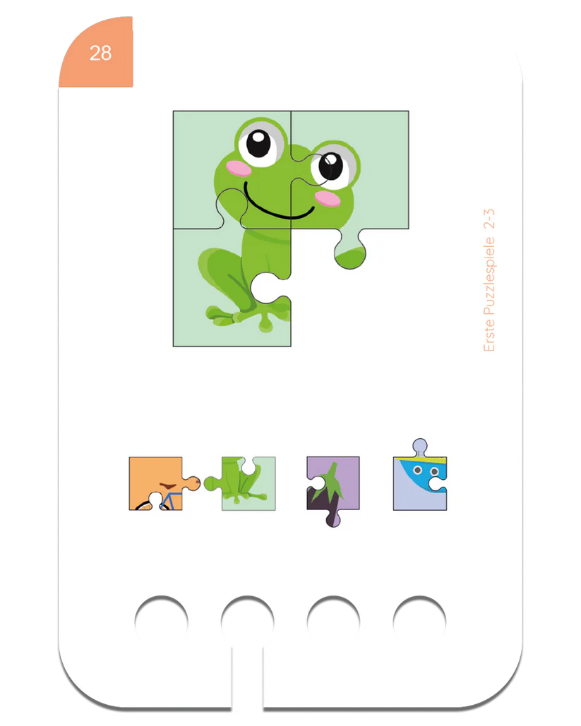 Erste Puzzlespiele 2-3J.