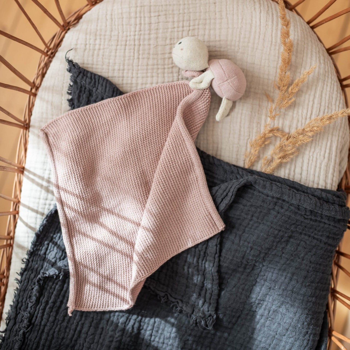 Cuddle Cloth Schildkröte altrosé - von ava&yves