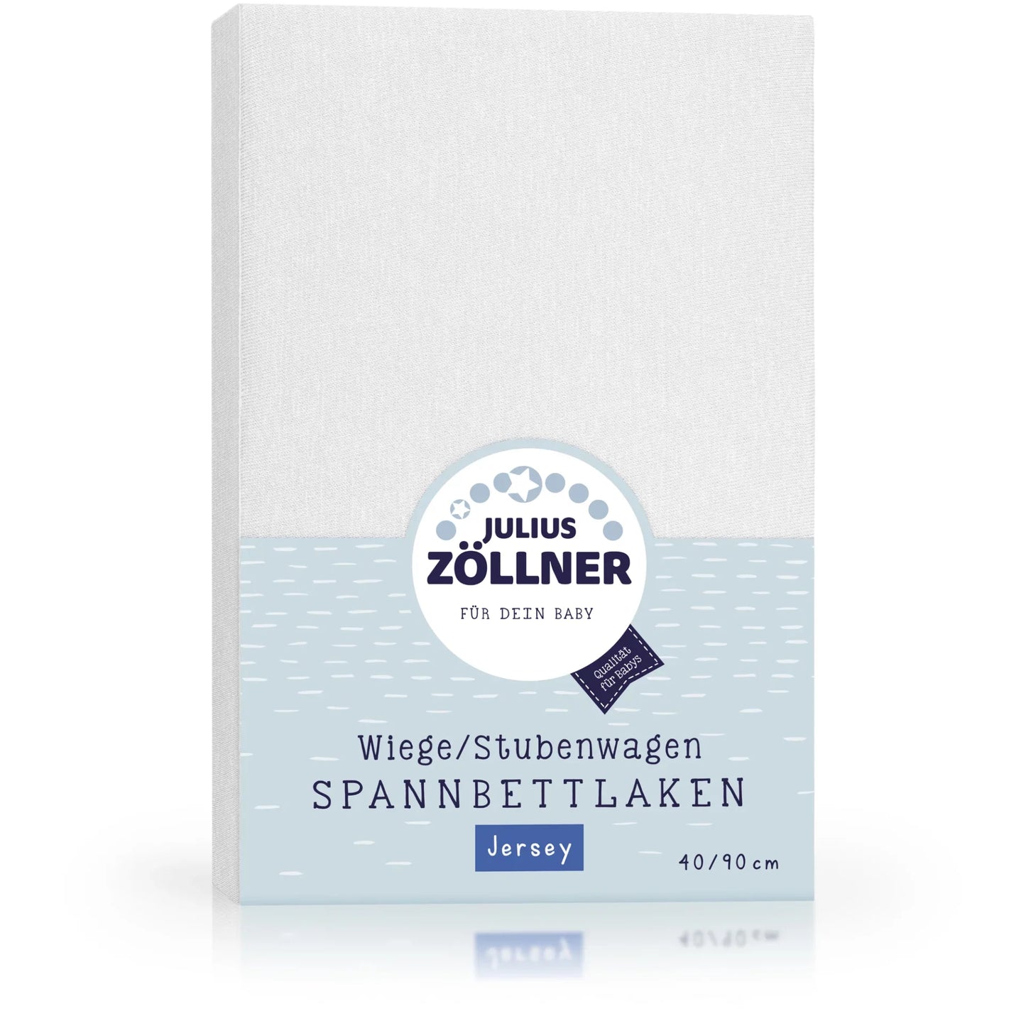 Laken Jersey weiß 90x40cm - von Julius Zöllner