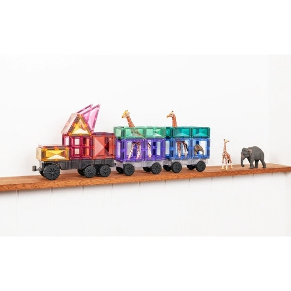 Connetix Magnetbausteine Rainbow Transport