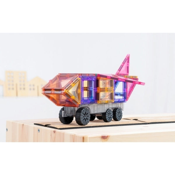 Connetix Magnetbausteine Rainbow Transport
