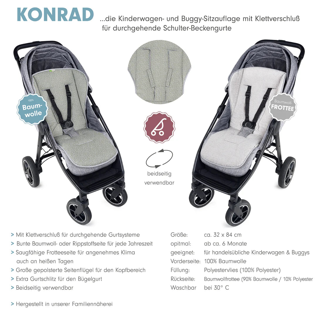 Konrad Sitzauflage mini dots salbei - priebes