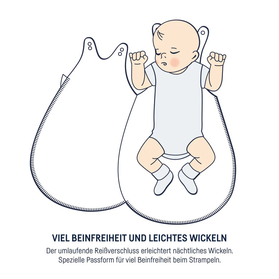 Muslin Babyschlafsack sand - von Julius Zöllner