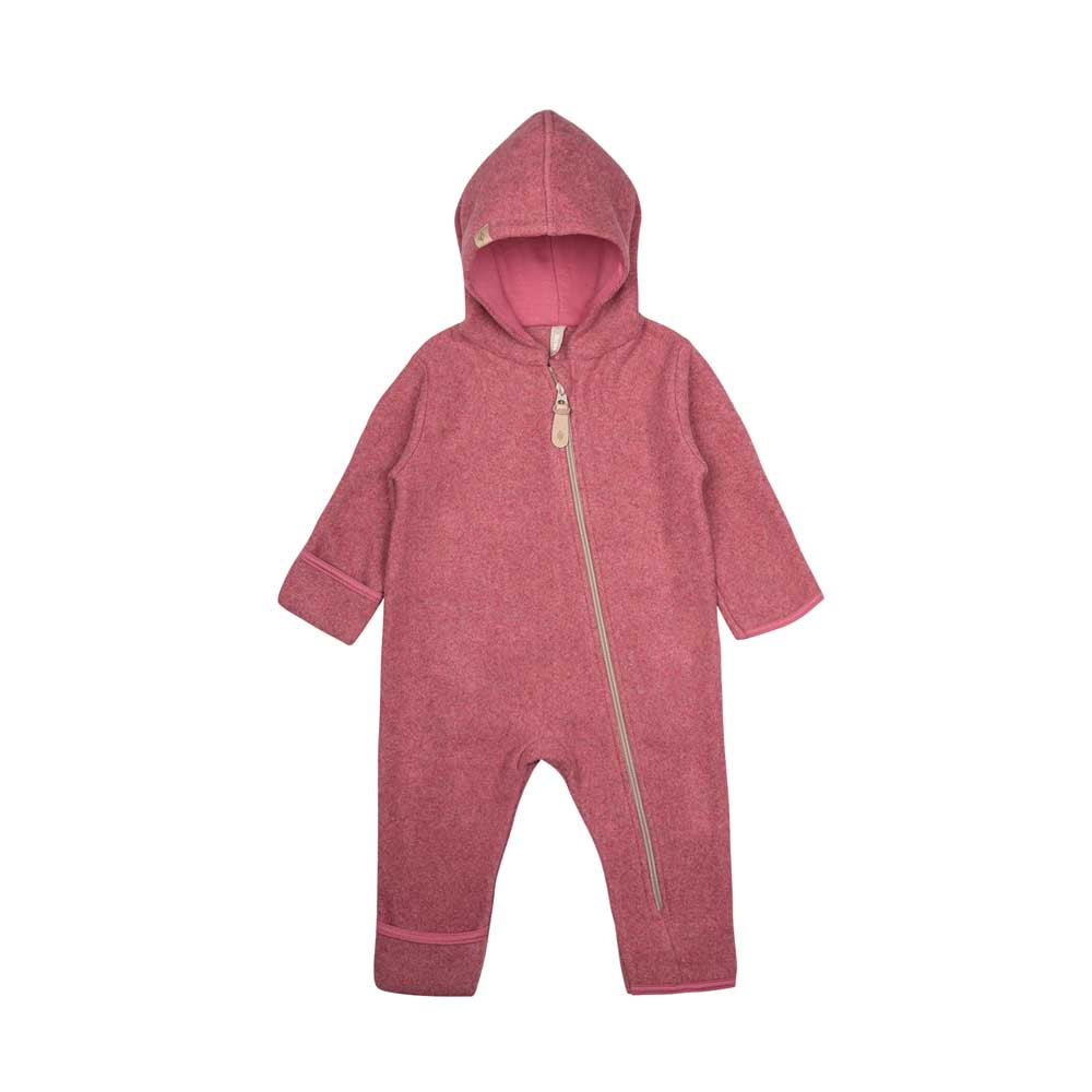 Baumwollfleece Overall - shadow rose