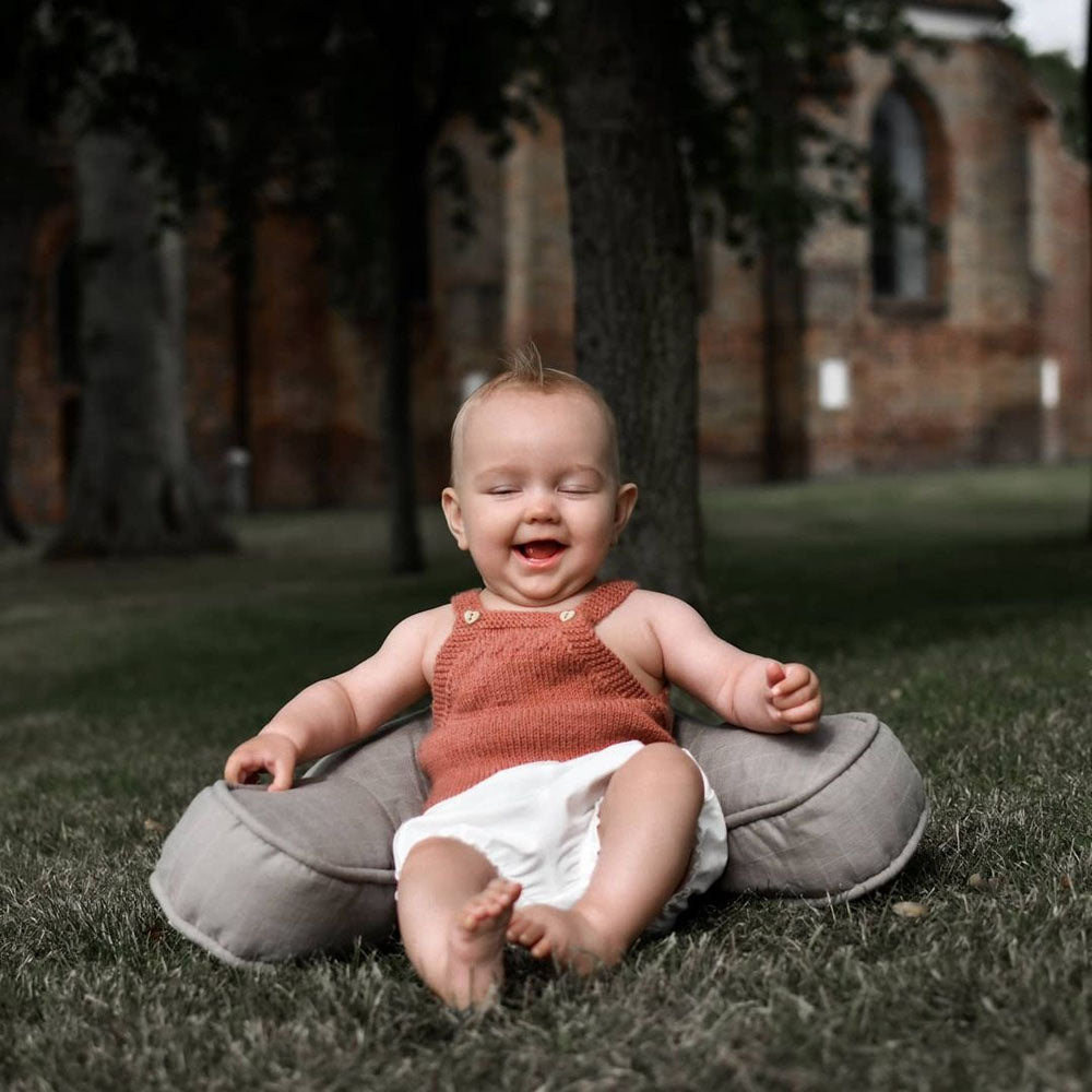 Sitzkissen Musselin Khaki - von Babytrold