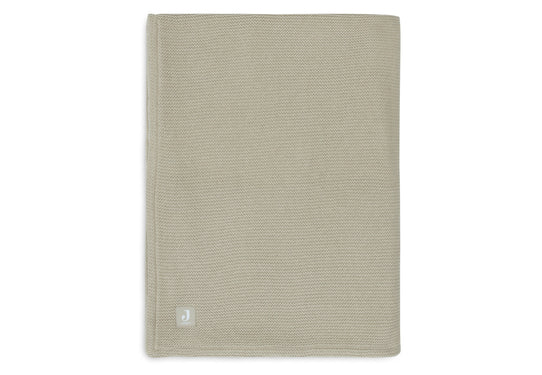 Strickdecke Basic Olive - jollein