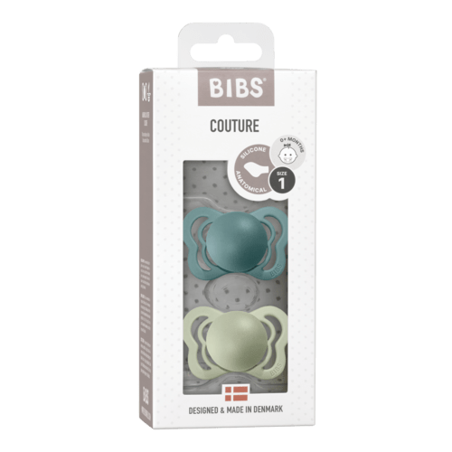 2er Set Couture Schnuller Island Sea/Sage - von BIBS