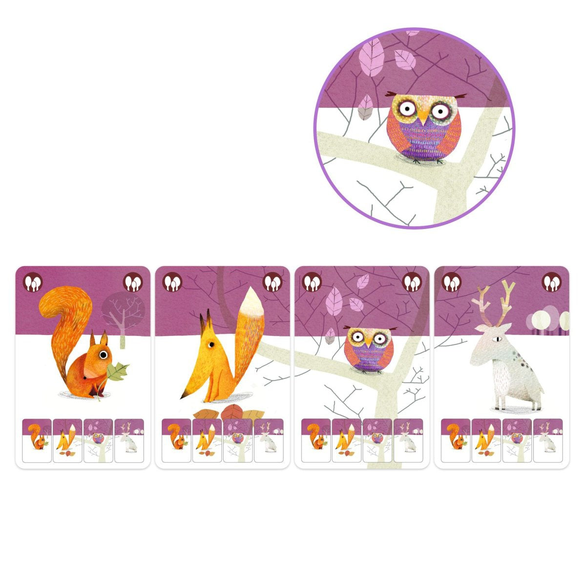 Kartenspiel Mini Nature - von Djeco