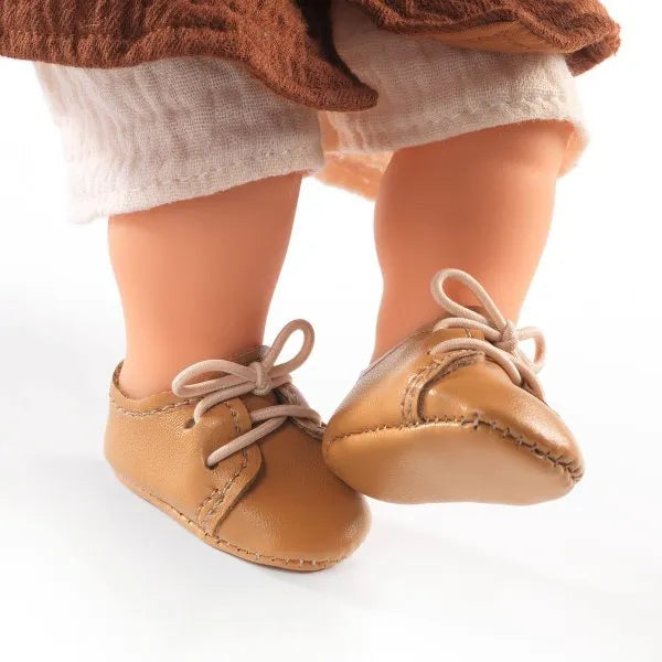 Pomea Puppenschuh braun - von Djeco
