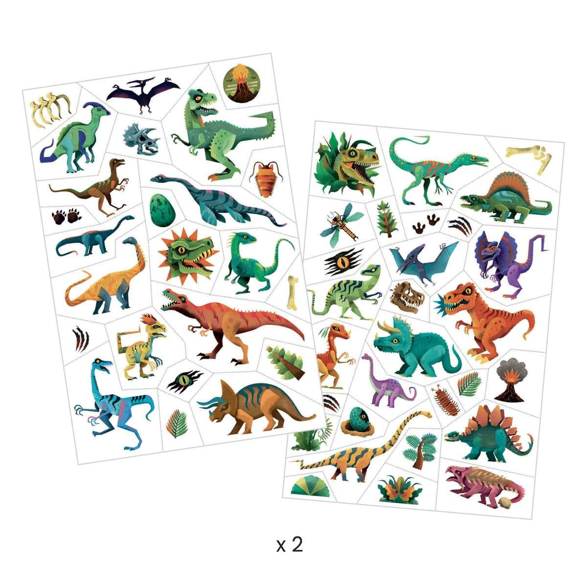 Tattoos Dinos - von Djeco