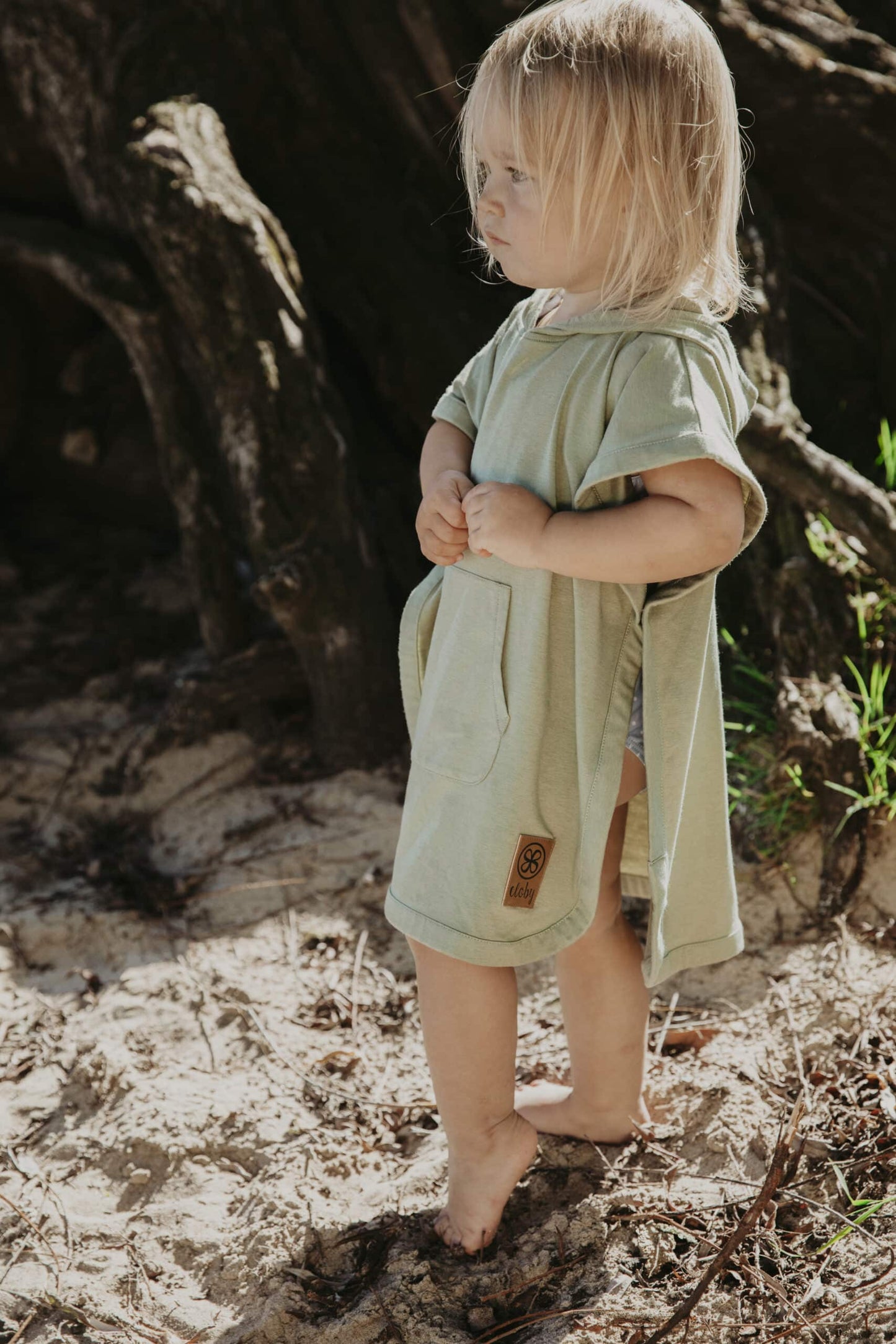 UV-Poncho 1-3J. Sandy/Brown - cloby