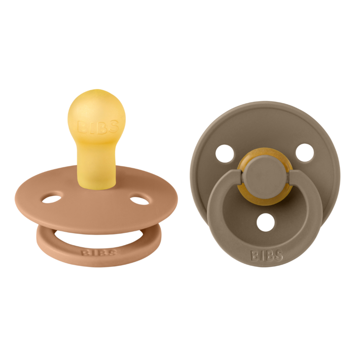 2er Set Colour Schnuller Earth/Dark Oak - von BIBS
