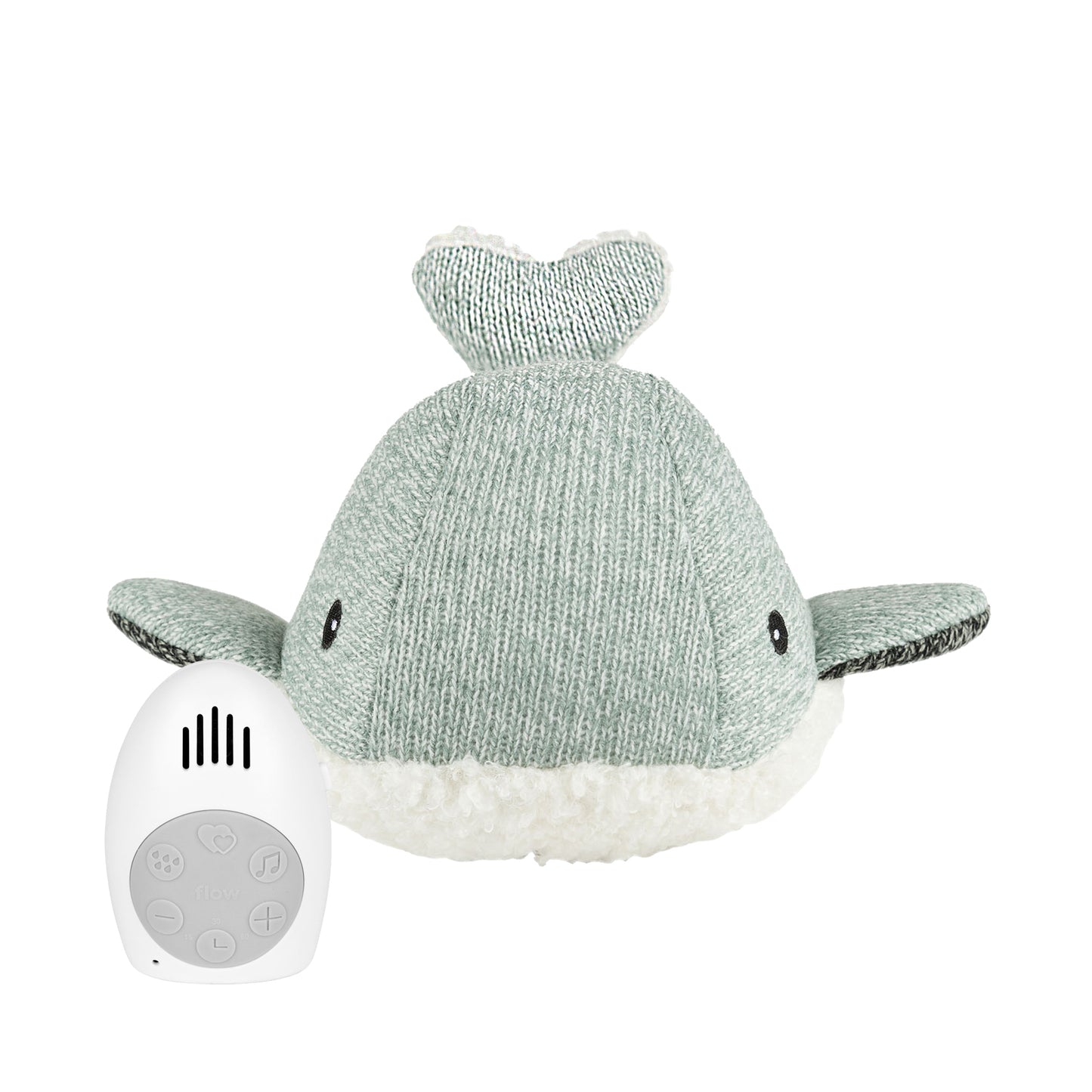 Schlaf Gut Softtoy Moby der Wal green - von flow