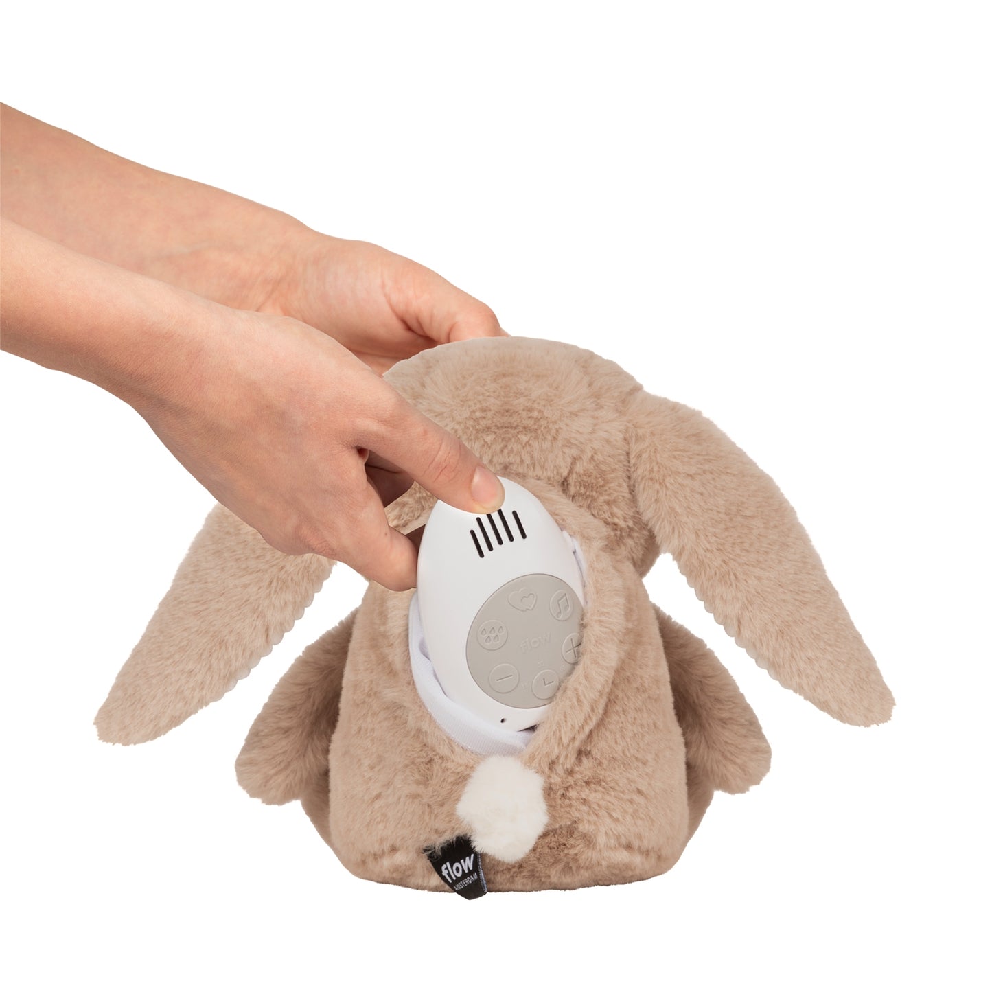 Schlaf Gut Softtoy Hase Milo braun - von flow